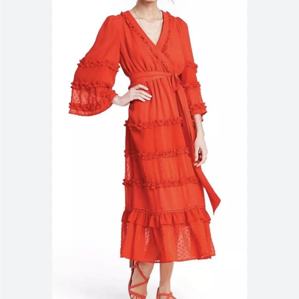 Alexis ruffled dress size XS